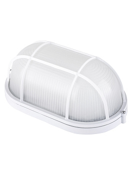 Светильник НПБ1202 белый/овал с реш. 100Вт IP54 TDM