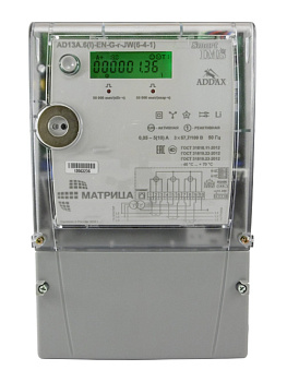 Матрица AD13A.6(I)-EN-G-r-JW (6-4-1) 5(10А) GPRS +  Ethernet (RJ-45), оптопорт