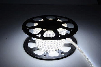 Лента светодиодная GLS-2835-60-6-220-IP67-6 катушка 50м  + шнур питания