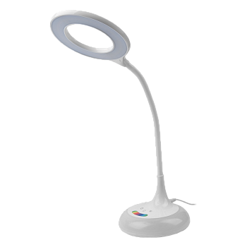 Светильник GLTL-024-8 белый 530лм rgb + сенс вкл, 3 шага диммир, 3 ур яркости