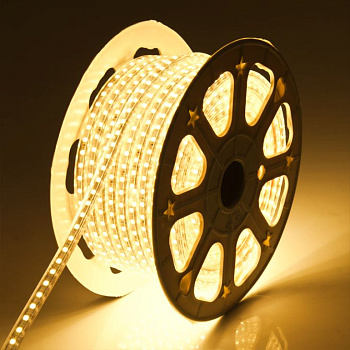 Лента светодиодная GLS-5050-60-14.4-220-IP67-3 катушка 50м  + шнур питания