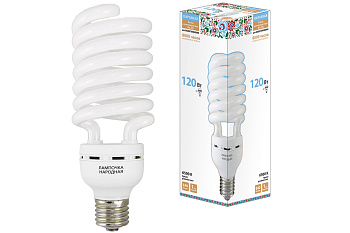 Лампа люминесцентная НЛ-HS-120 Вт-6500 К–Е40