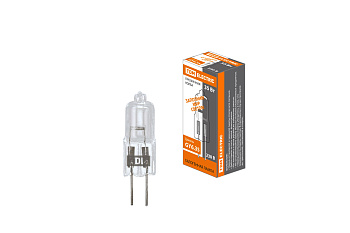 Лампа капсульная галогенная JCD - 35 Вт - 230 В - GY6.35 прозрачная TDM