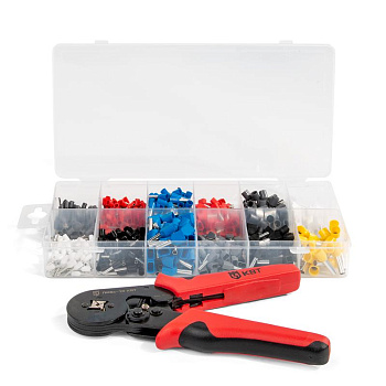 Набор втулочных наконечников с пресс-клещами НШВИ К-775-1