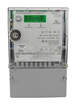 Матрица AD13A.6(I)-ENRs-Z-r-JW (6-4-1) 5(10А) RS-485, Ethernet (RJ-45), оптопорт