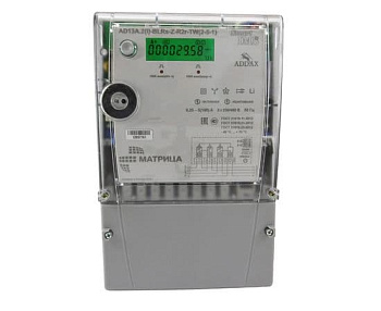 Матрица AD13А.2(I)-BL-G-R2r-TW (2-5-1) 5(100А) PLC(OFDM)+GPRS+WM-Bus 868МГц, оптопорт