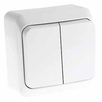 Выключатель Этюд 2кл. о/п белый (Schneider Electric)