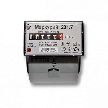 Меркурий 201.7 5(60)А/230В