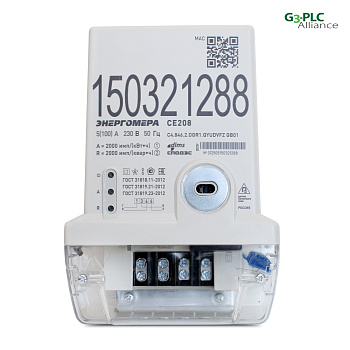 Энергомера CE208 C4.846.2.OGR1.QYUDVFZ GB04 SPds 5-100А однофазный, многотарифный